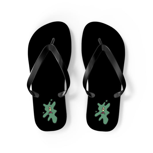 squished flip flops