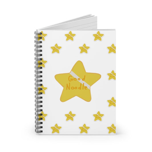 good noodle spiral notebook - ruled line - JellyfishParty