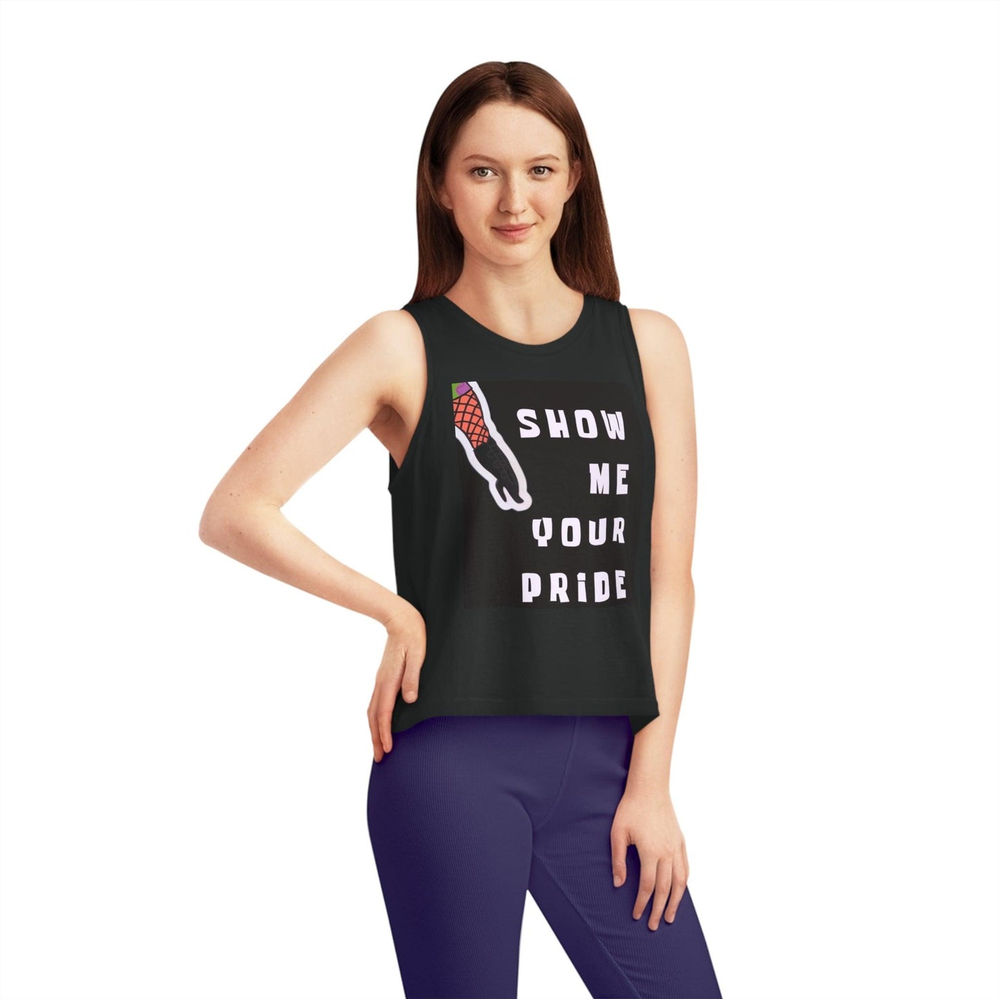 show me your pride cropped tank top - JellyfishParty