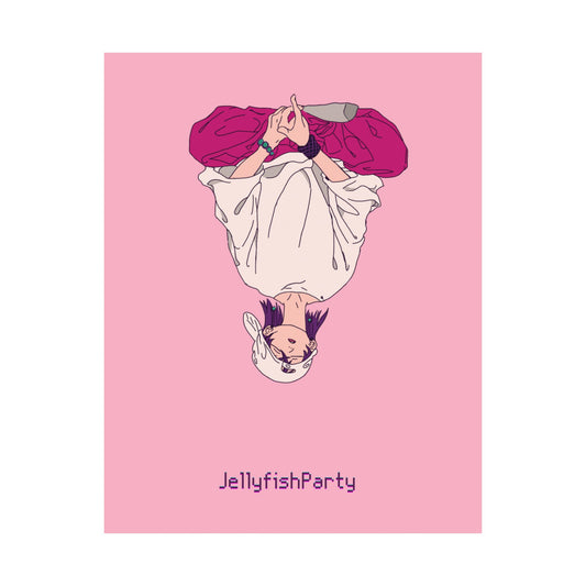 Vertical Poster - JellyfishParty Self Portrait