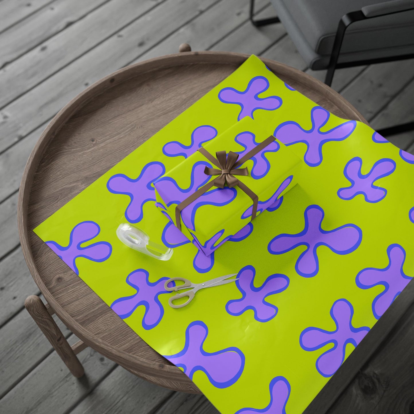 sassy starfish wrapping paper