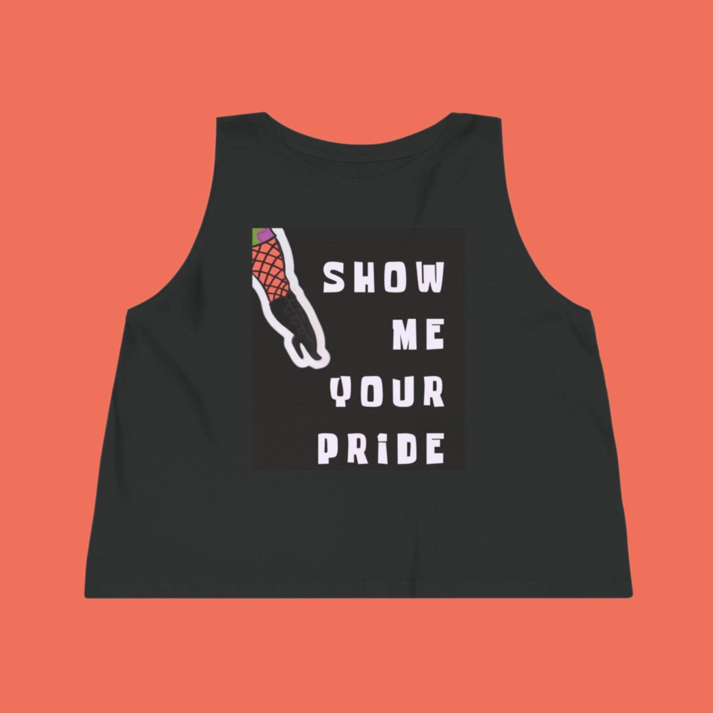 show me your pride cropped tank top - JellyfishParty