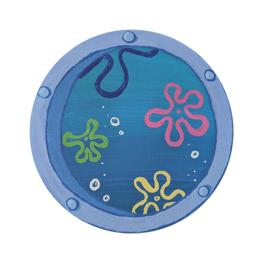 captivating window area rug with underwater ocean view - JellyfishParty