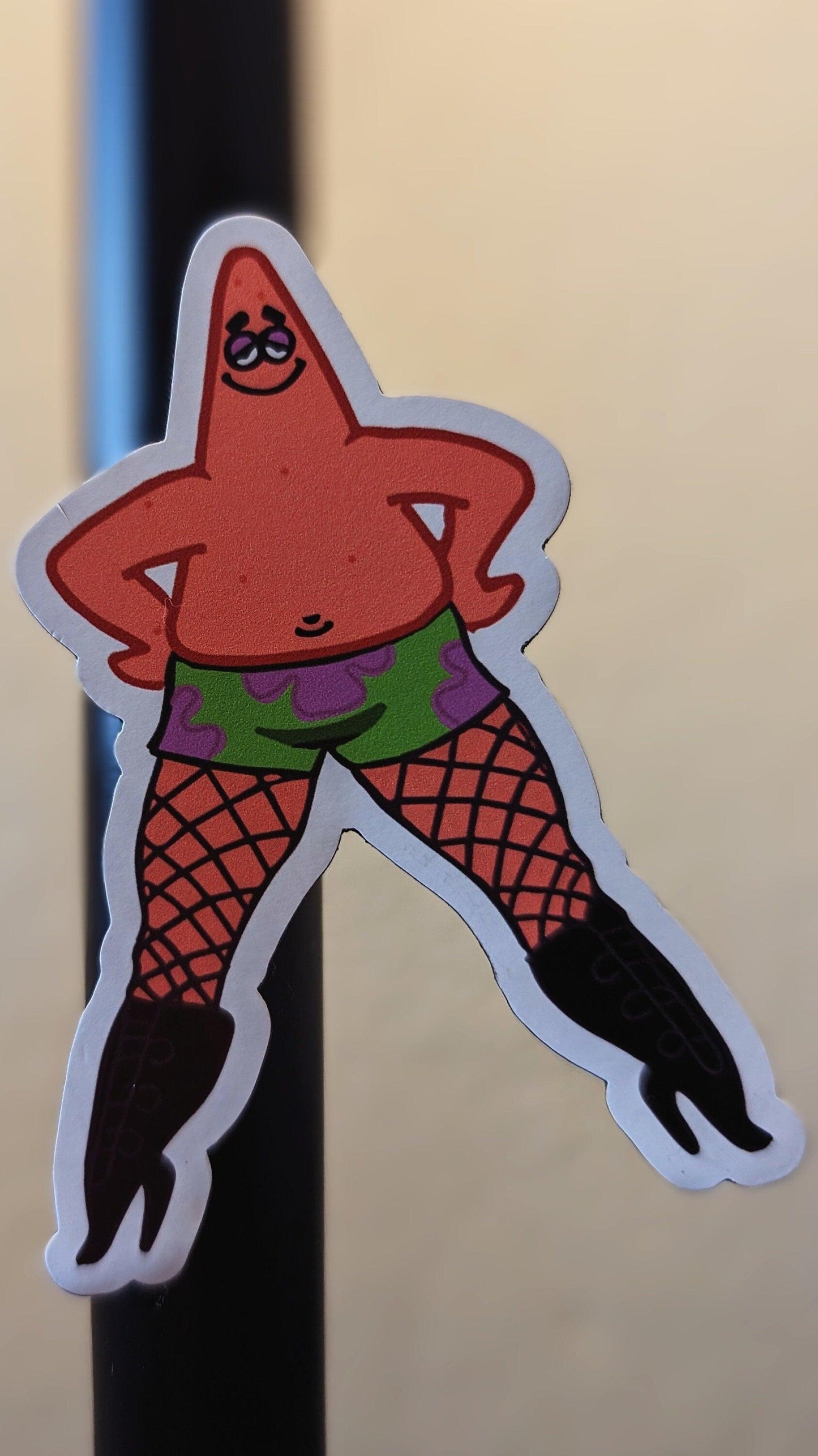 sassy starfish in heels refrigerator magnet - JellyfishParty