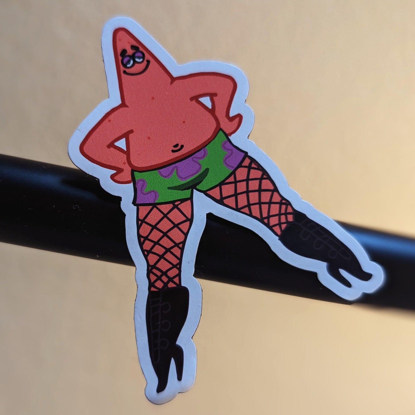 sassy starfish in heels refrigerator magnet - JellyfishParty