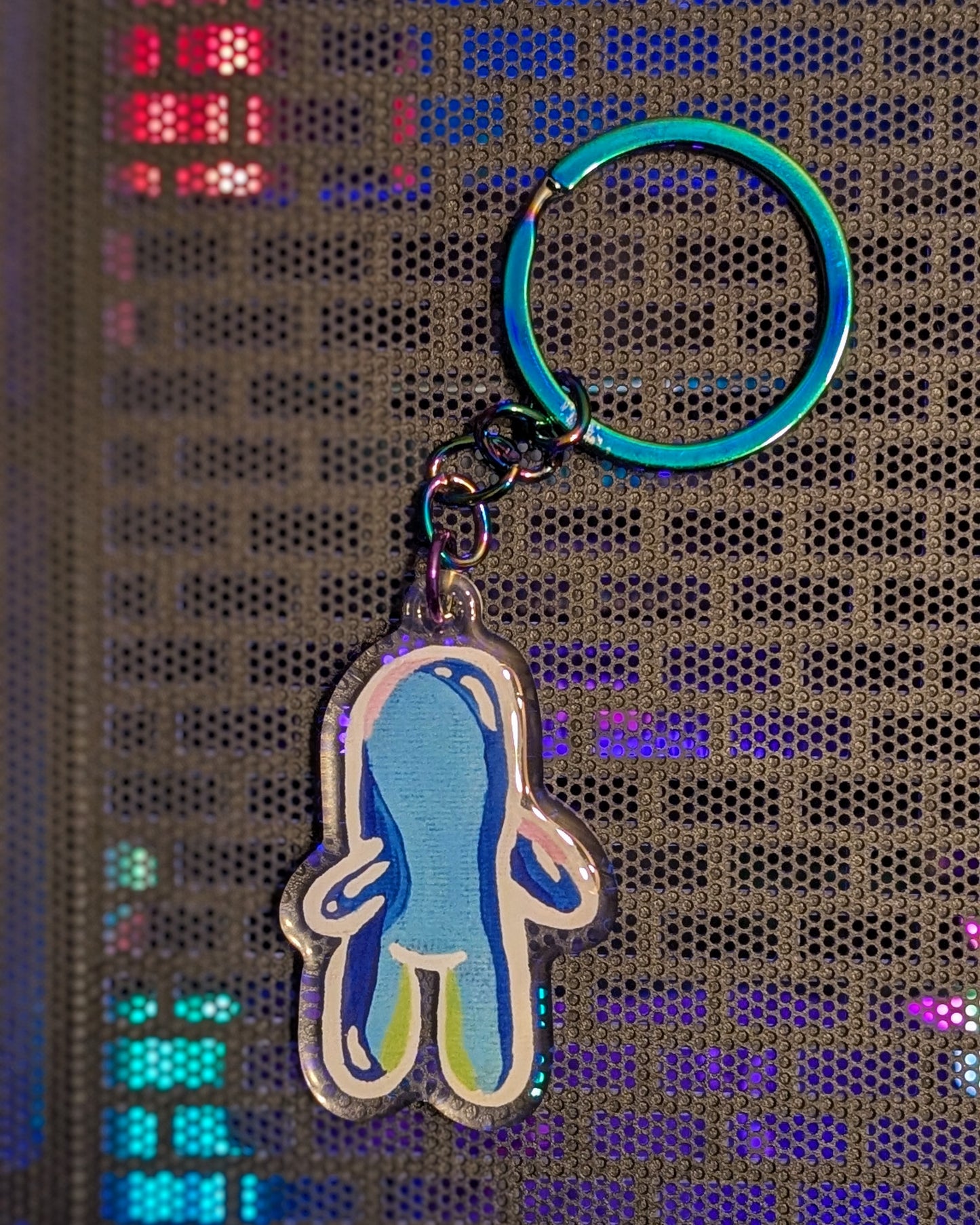 NEW bubble bud keychain