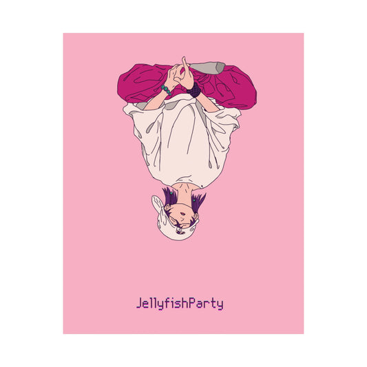 Vertical Poster - JellyfishParty Self Portrait
