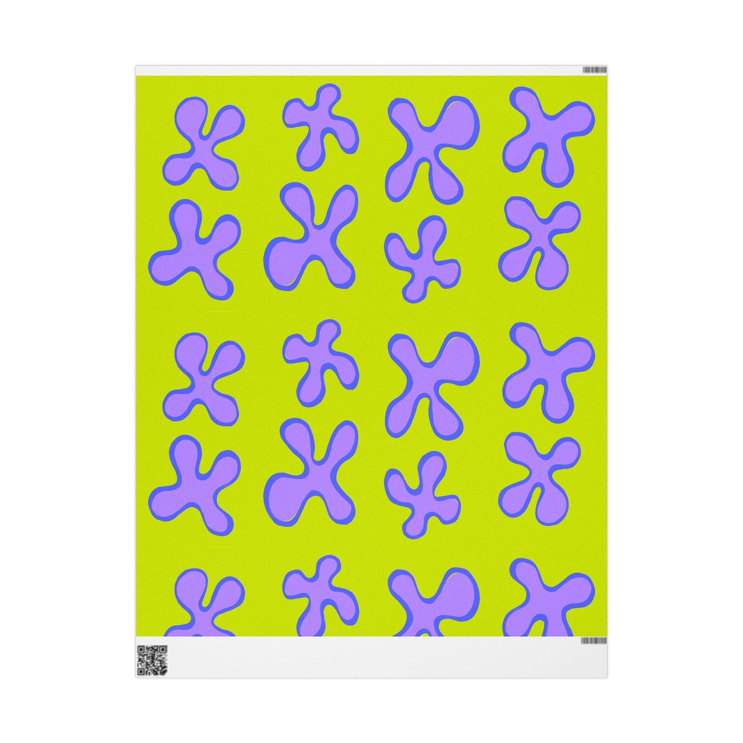 sassy starfish wrapping paper