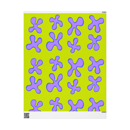 sassy starfish wrapping paper