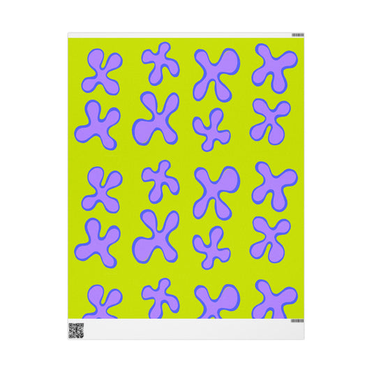 sassy starfish wrapping paper