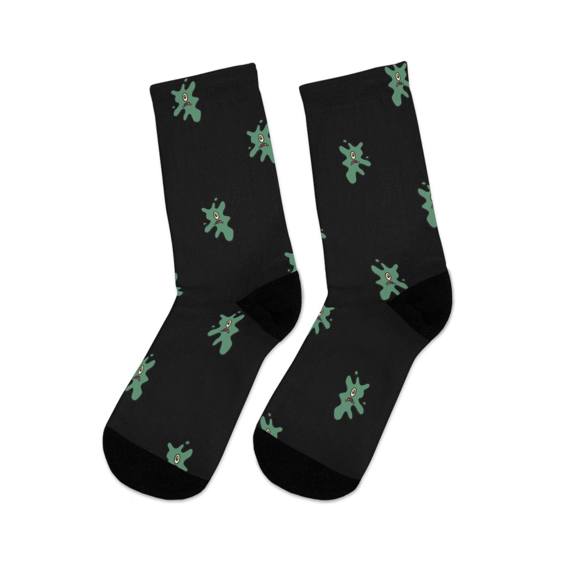 eco-friendly crew socks - squished pattern - JellyfishParty