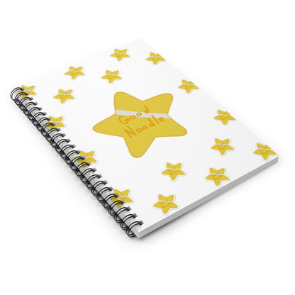 good noodle spiral notebook - ruled line - JellyfishParty