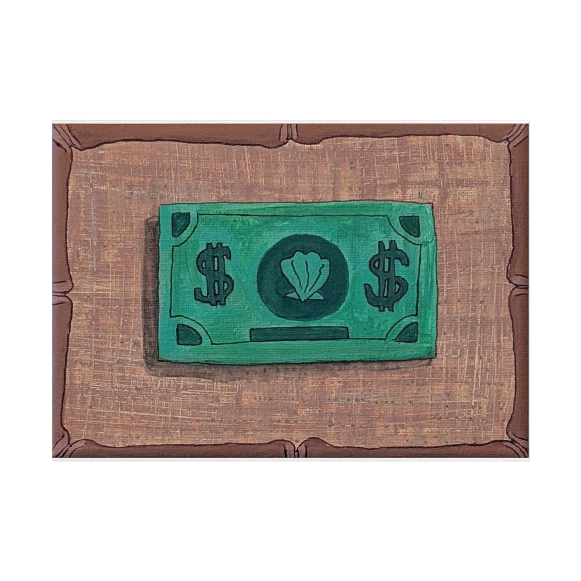 print - me first dollar - JellyfishParty