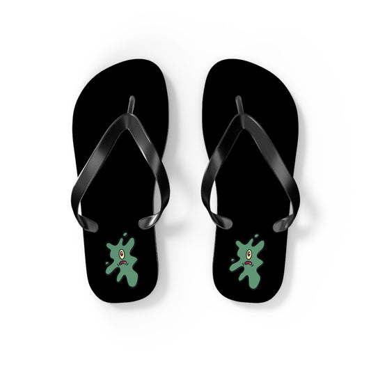 squished flip flops