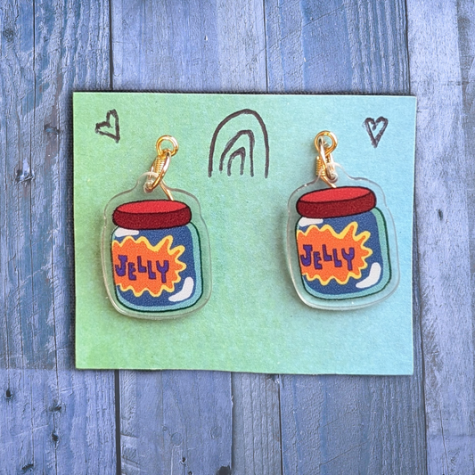 jelly jar earrings