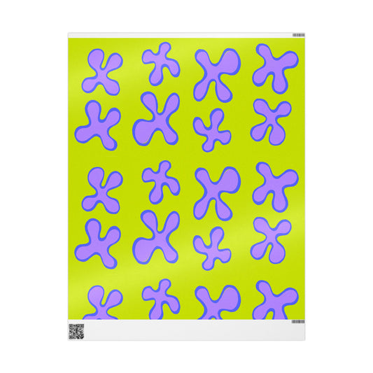 sassy starfish wrapping paper