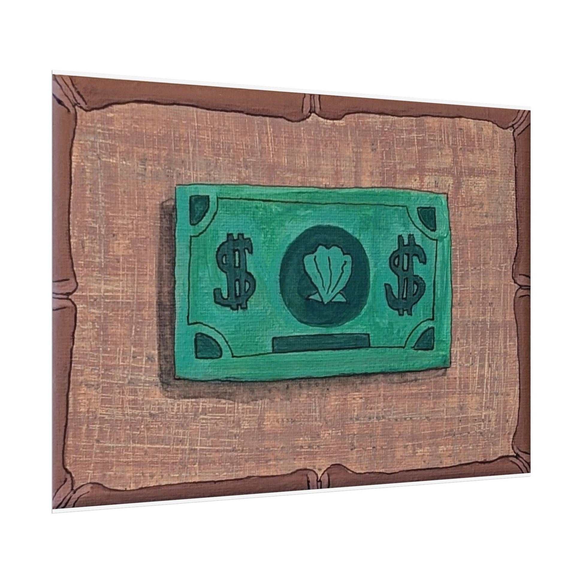 print - me first dollar - JellyfishParty