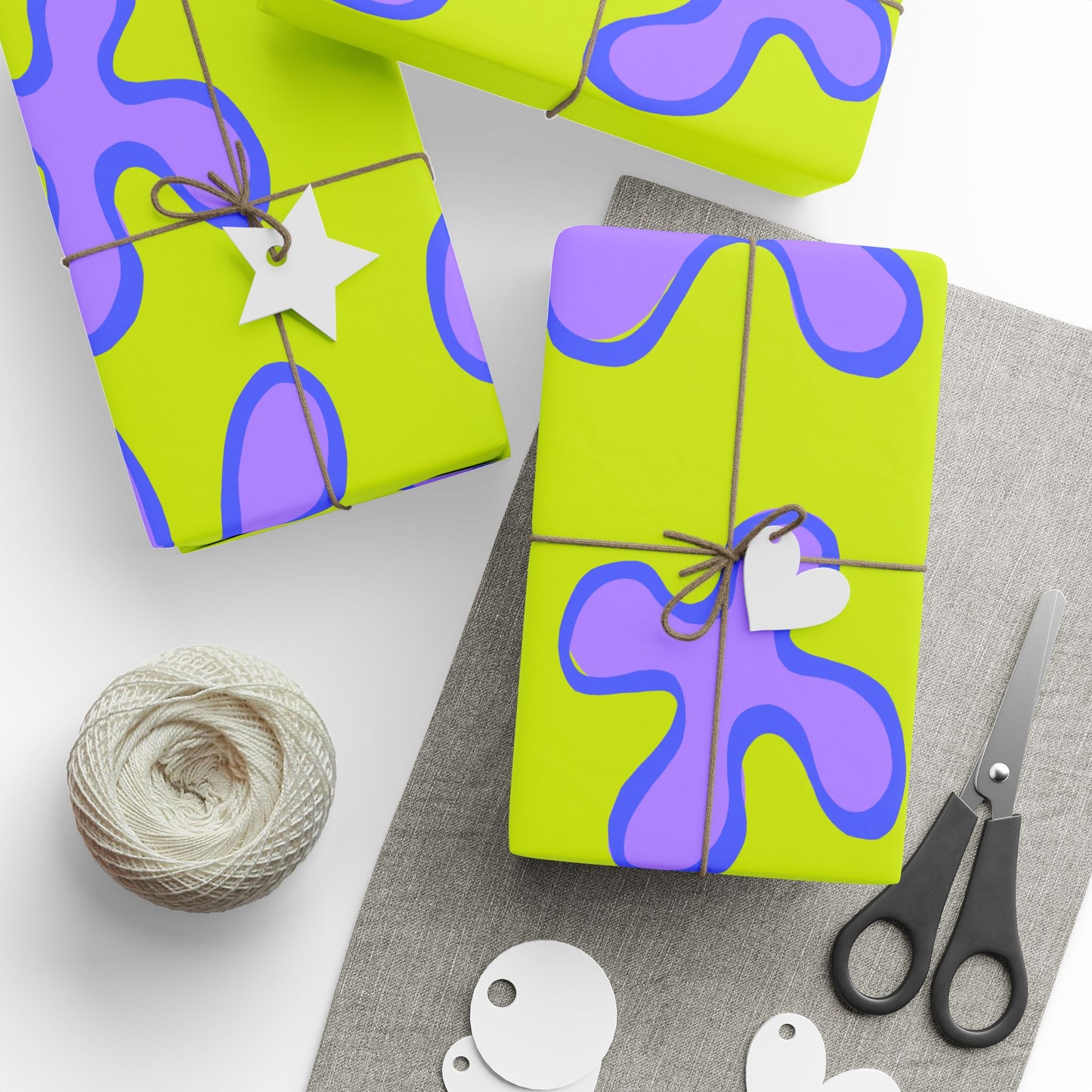 sassy starfish wrapping paper