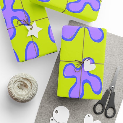 sassy starfish wrapping paper