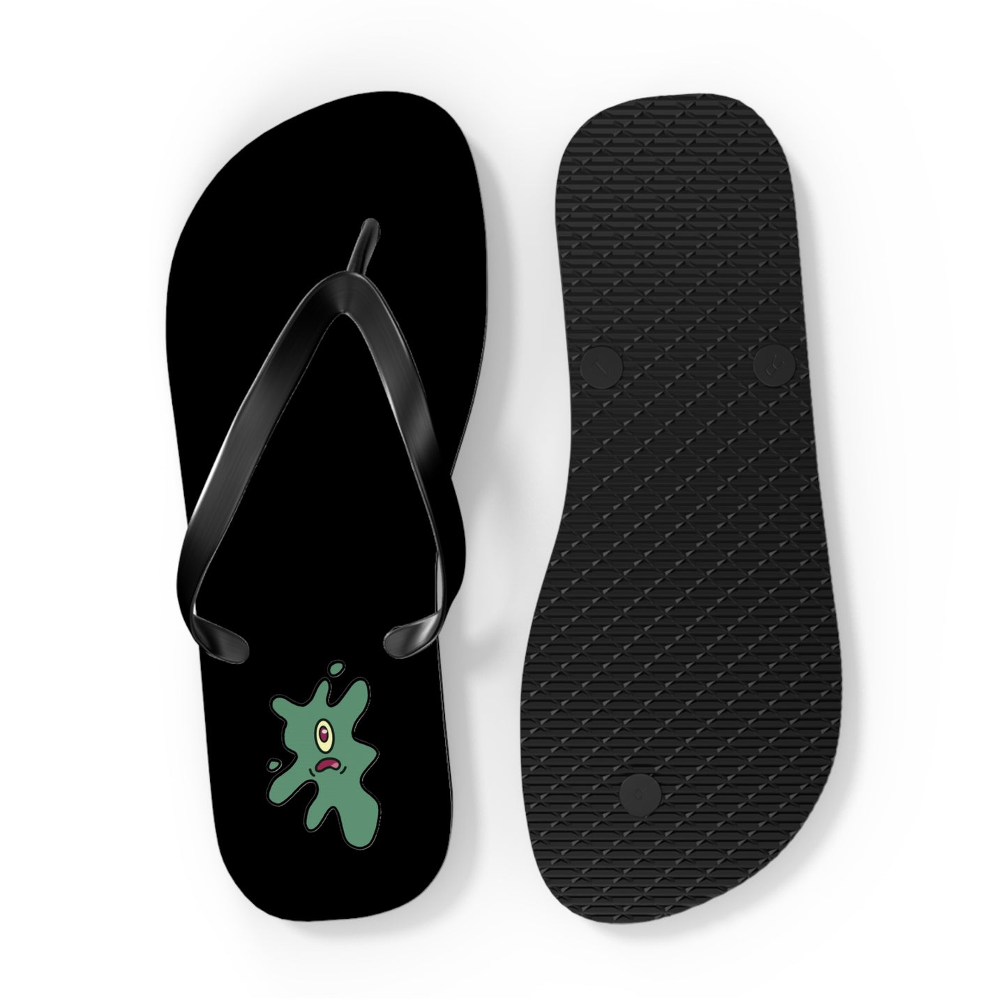 squished flip flops
