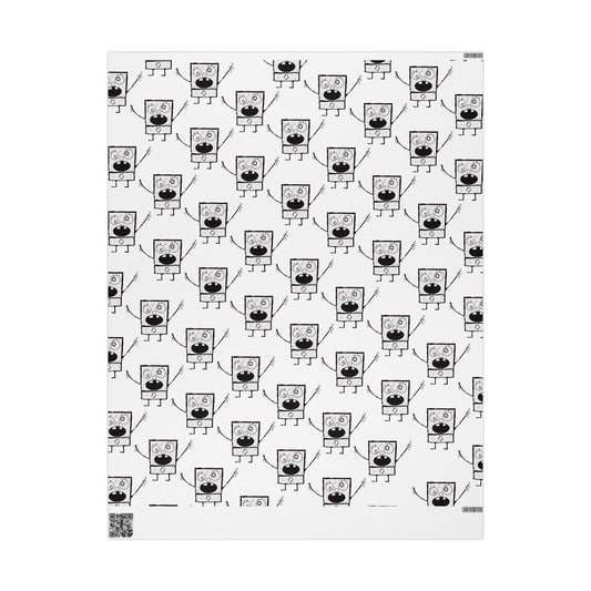 doodle wrapping paper