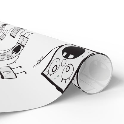 doodle wrapping paper