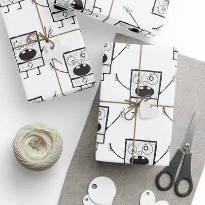 doodle wrapping paper