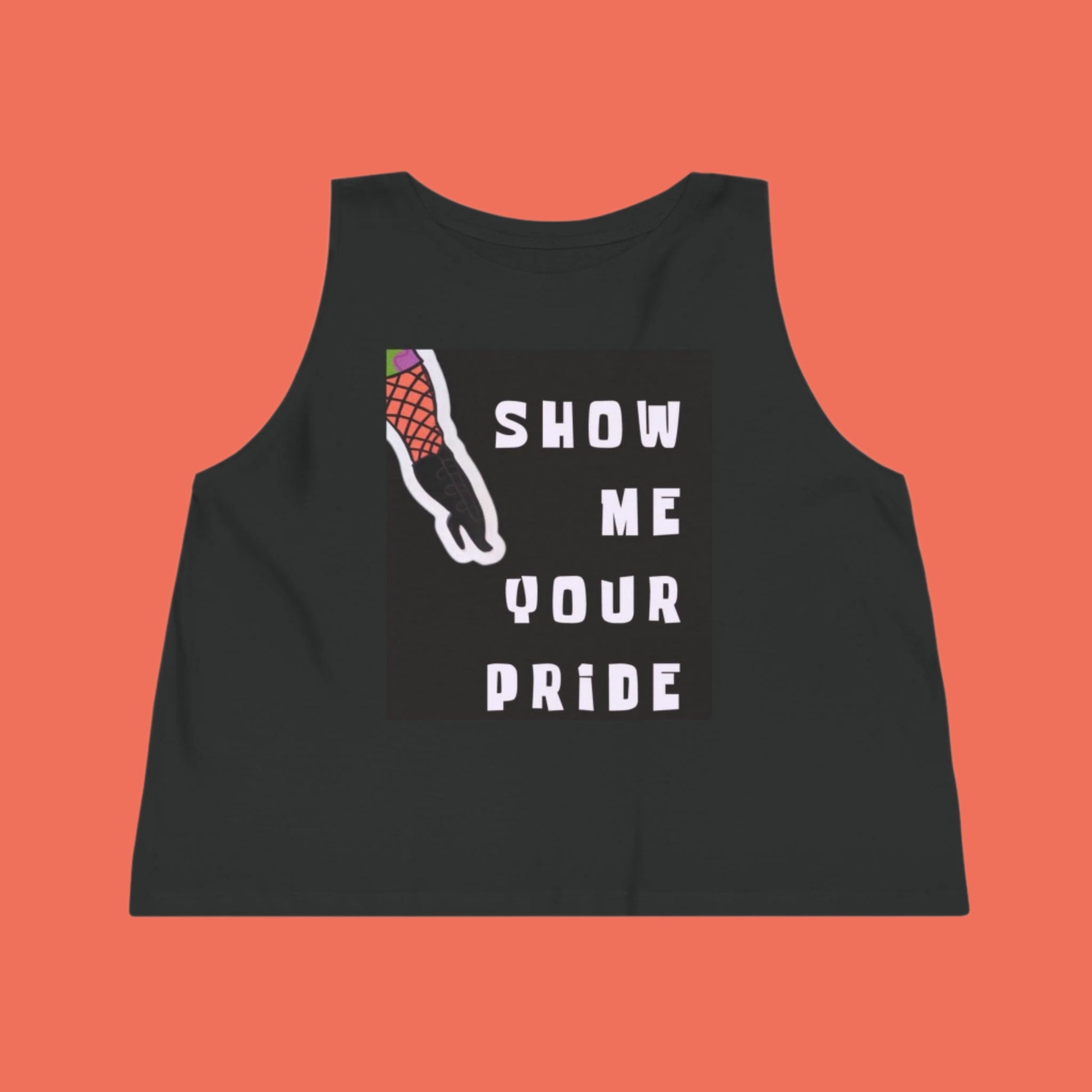 show me your pride cropped tank top - JellyfishParty