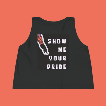 show me your pride cropped tank top - JellyfishParty