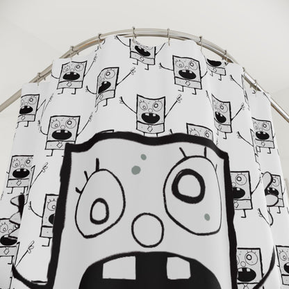 doodle shower curtain - JellyfishParty