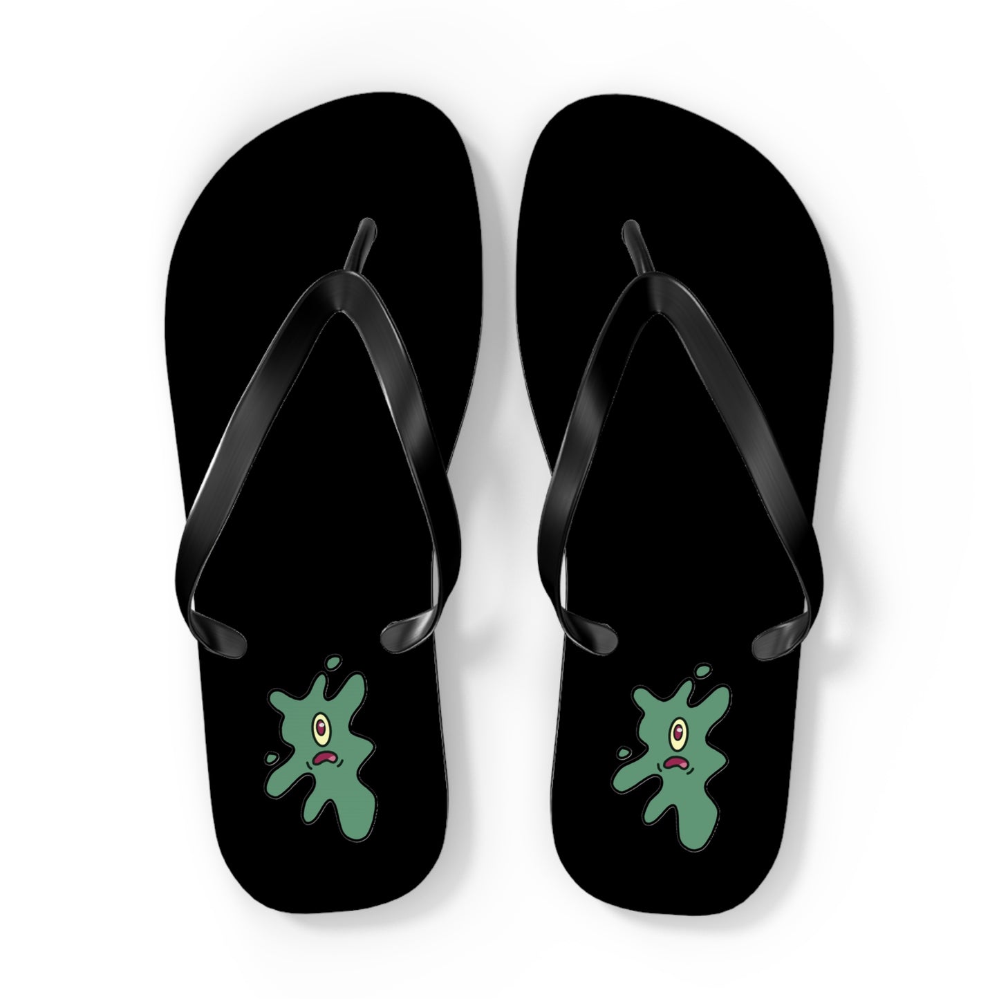 squished flip flops