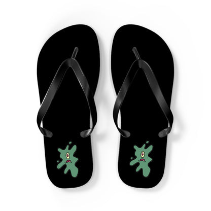 squished flip flops