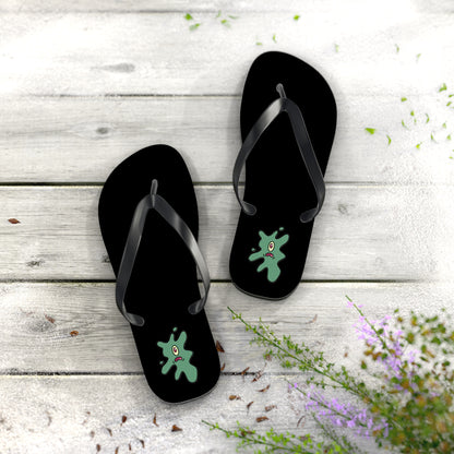 squished flip flops