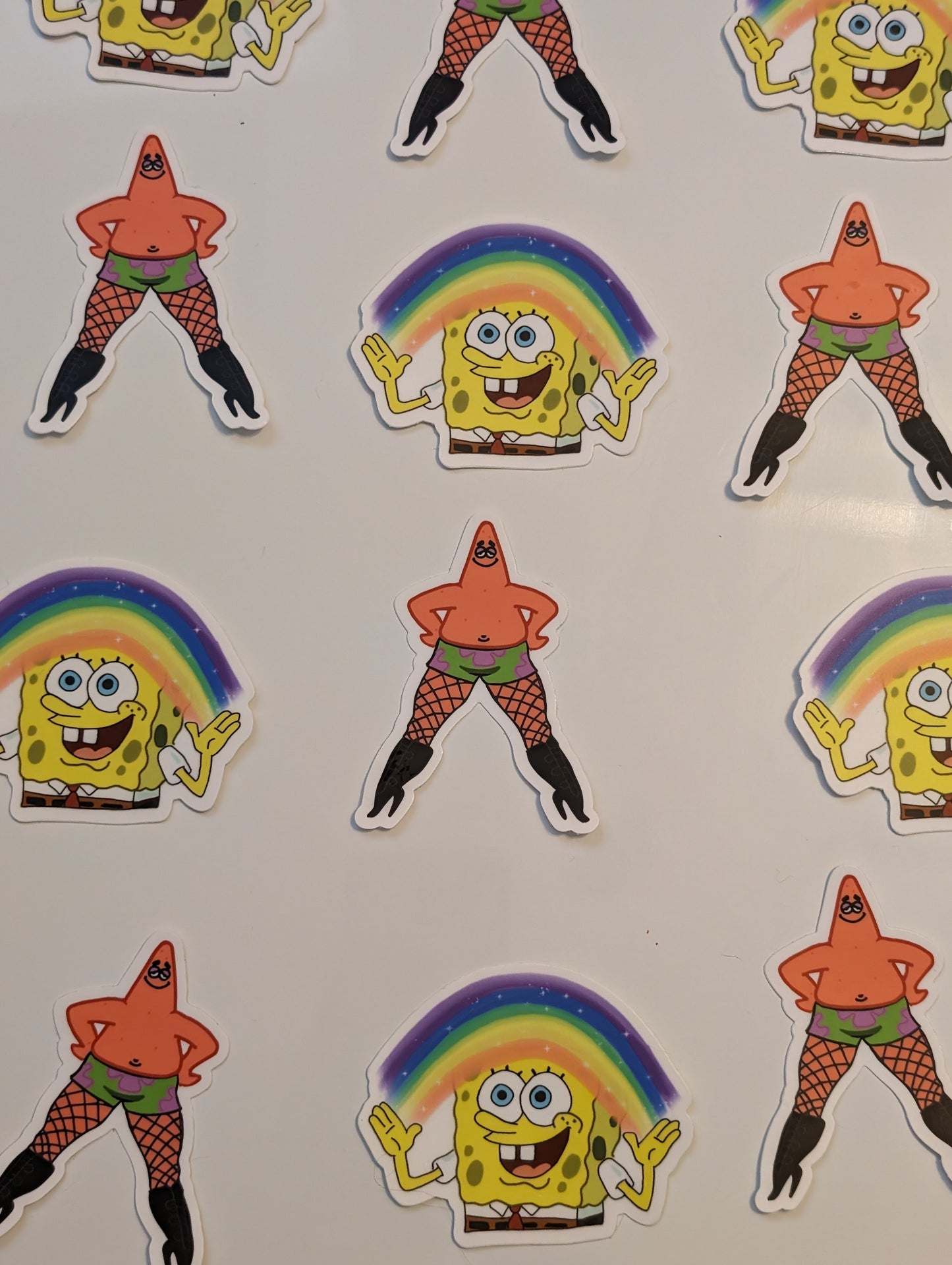 atrevida estrella de mar con tacones pegatina de vinilo para el orgullo