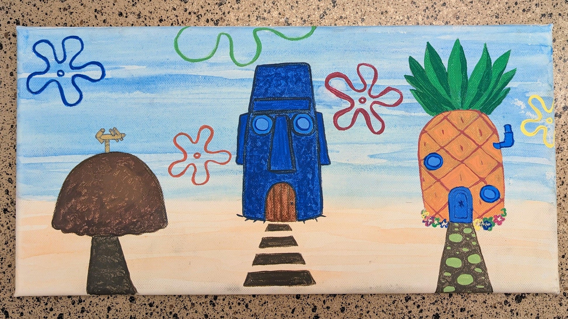 conch street painting - JellyfishParty