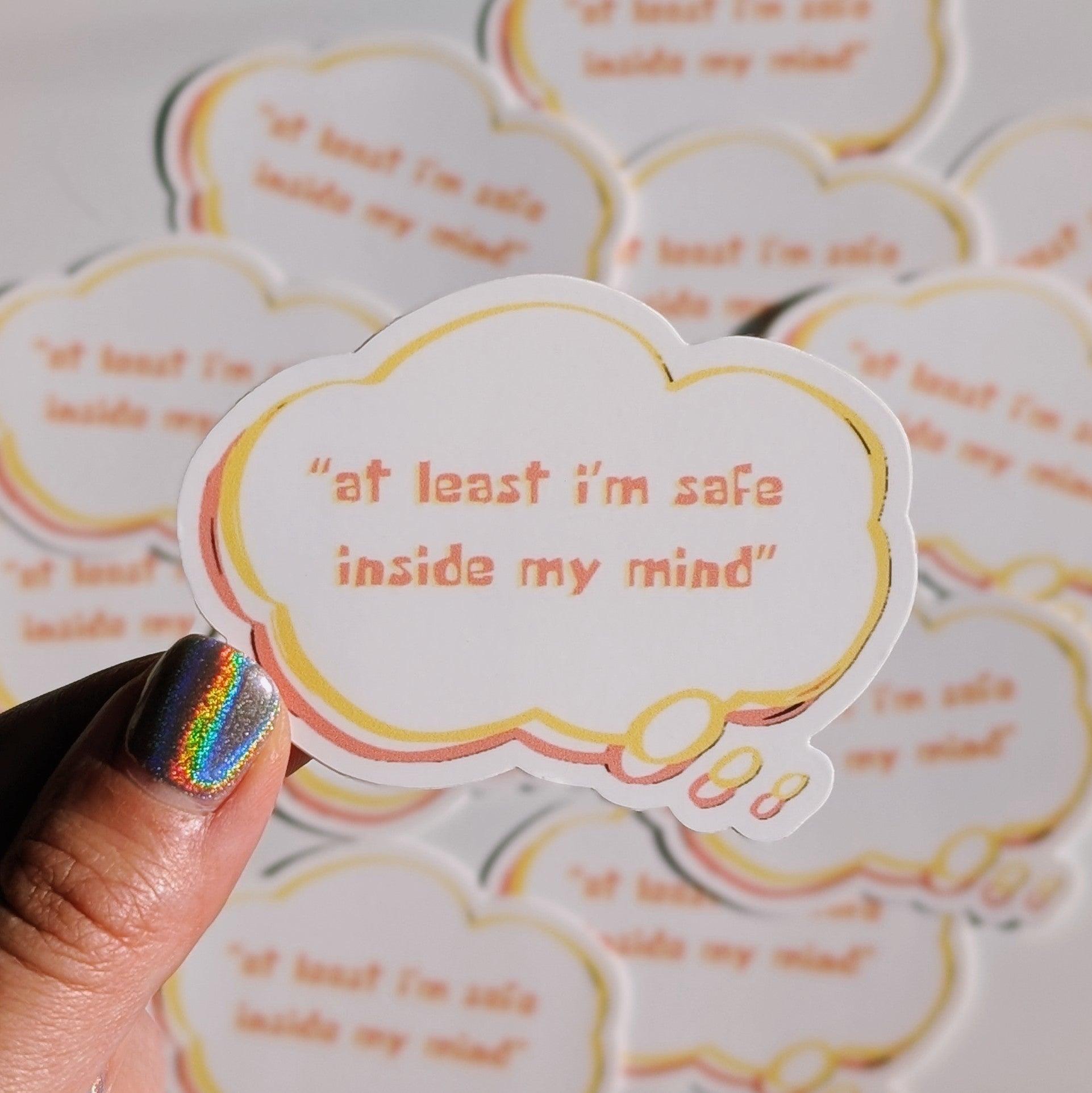 thought bubble sticker - JellyfishParty