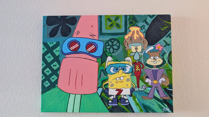 superhero painting