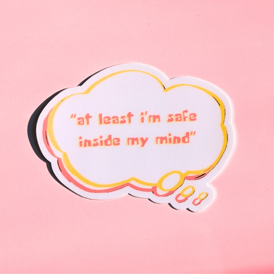 thought bubble sticker - JellyfishParty