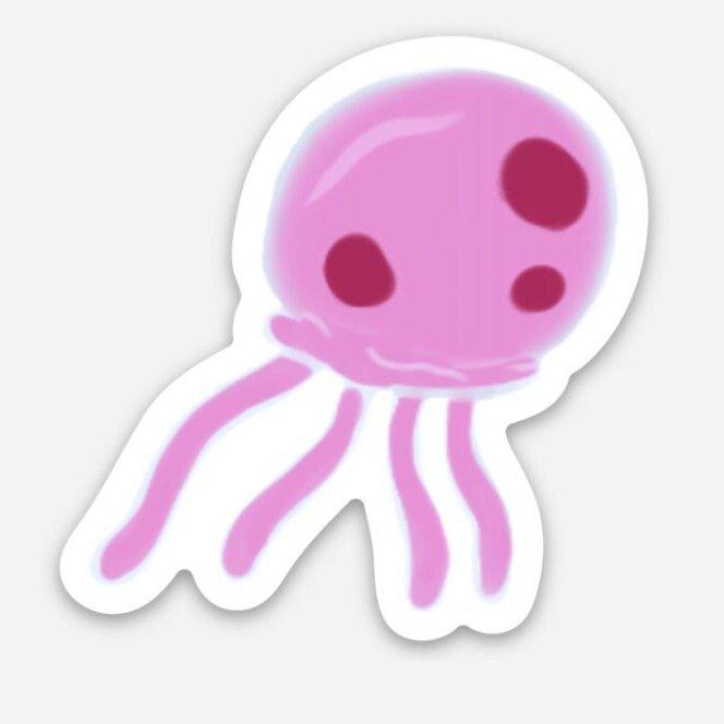 jellyfish vinyl sticker - JellyfishParty