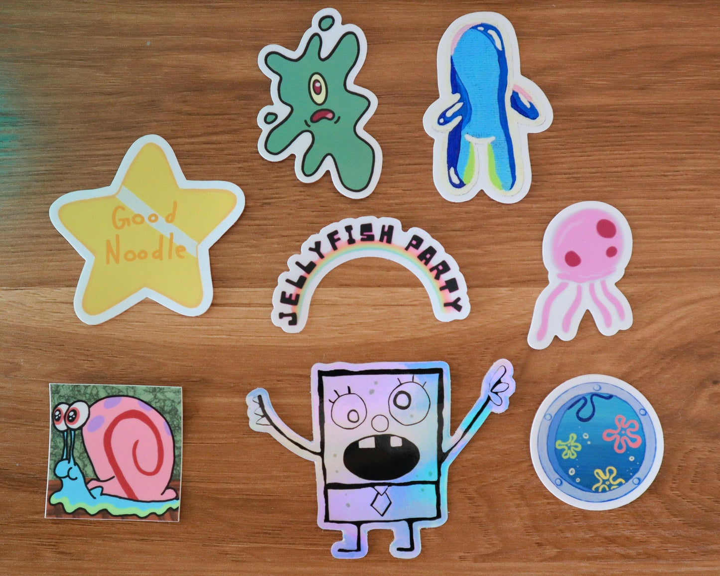 underwater ocean view window vinyl sticker - JellyfishParty