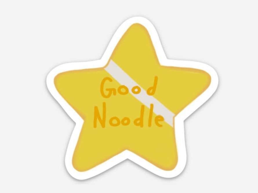 good noodle vinyl sticker - JellyfishParty