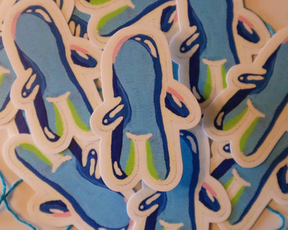 bubble bud vinyl sticker - JellyfishParty
