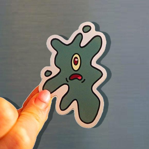 squished fridge magnet - JellyfishParty
