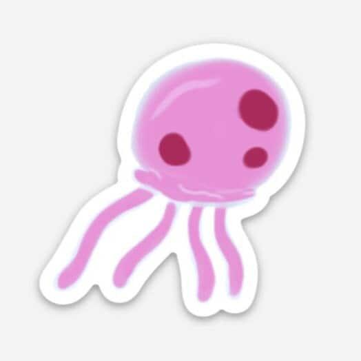 jellyfish refrigerator magnet - JellyfishParty