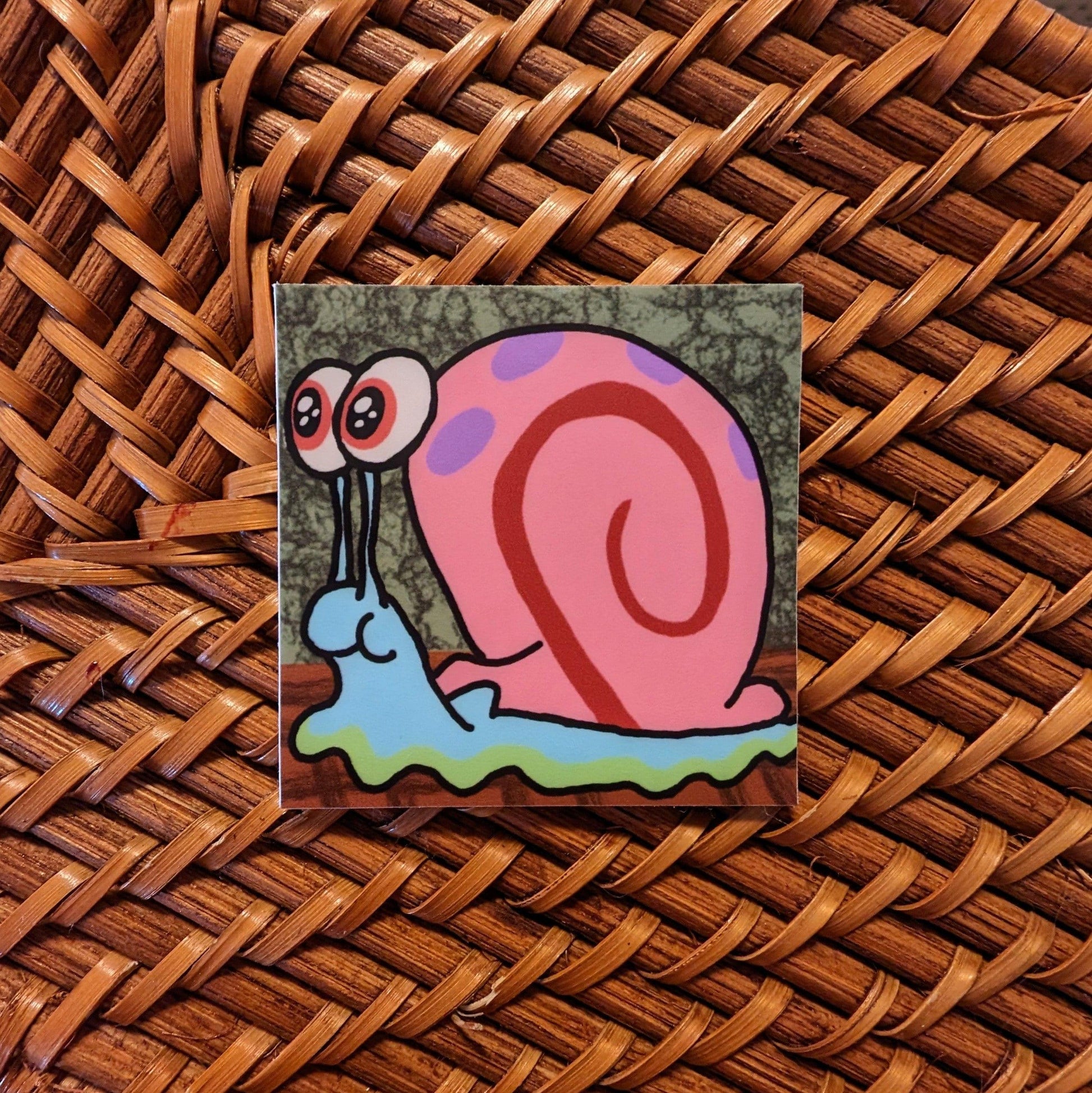 snail vinyl sticker - JellyfishParty