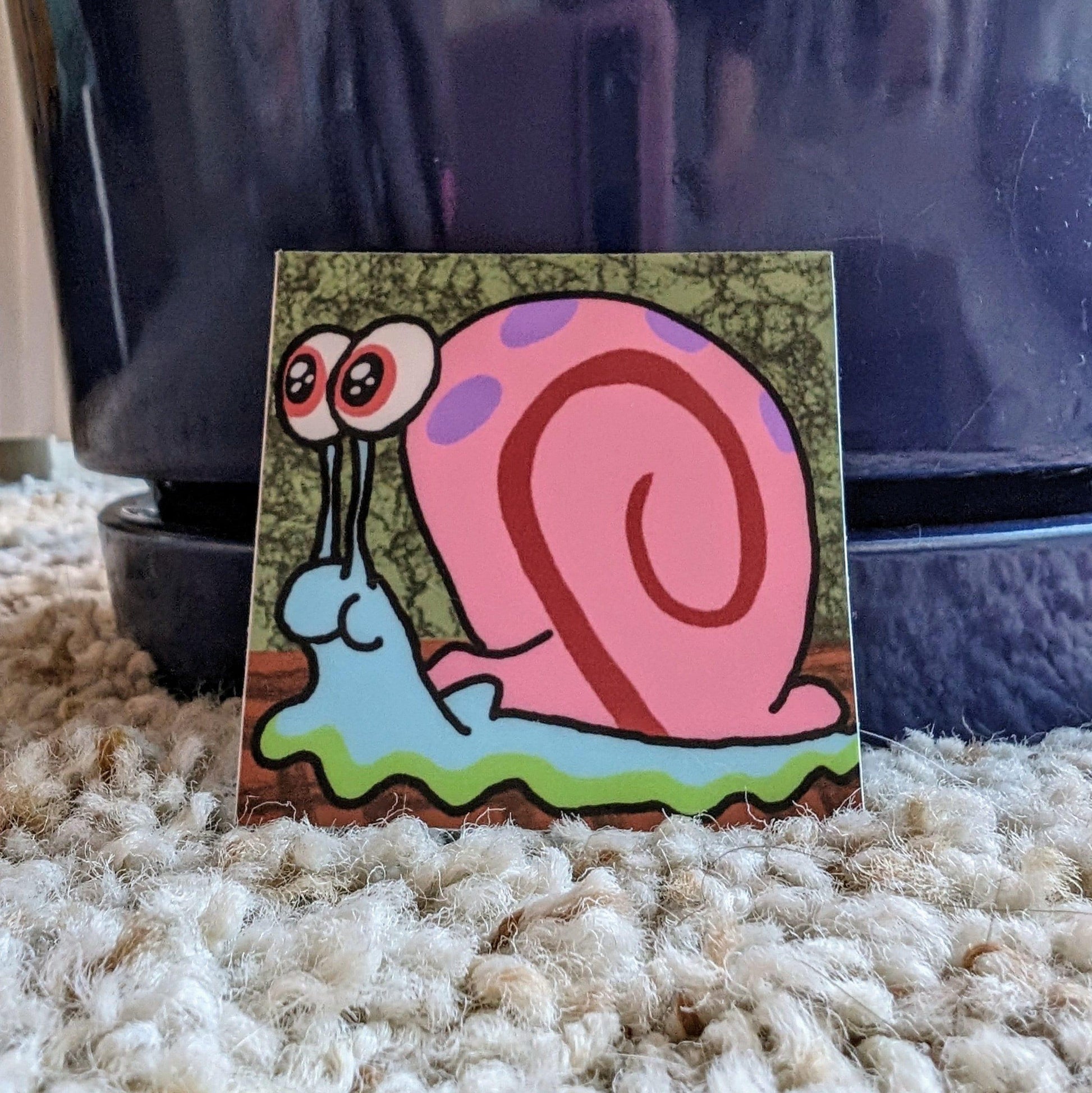 snail vinyl sticker - JellyfishParty