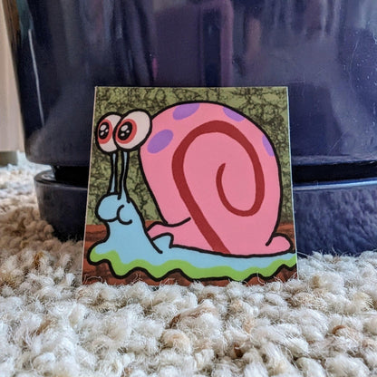 snail vinyl sticker - JellyfishParty