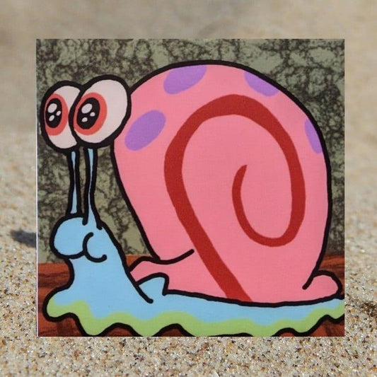 snail vinyl sticker - JellyfishParty
