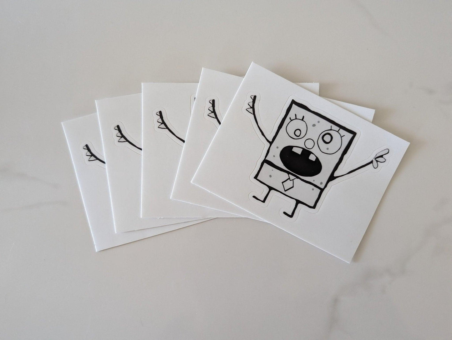 doodle vinyl sticker - JellyfishParty