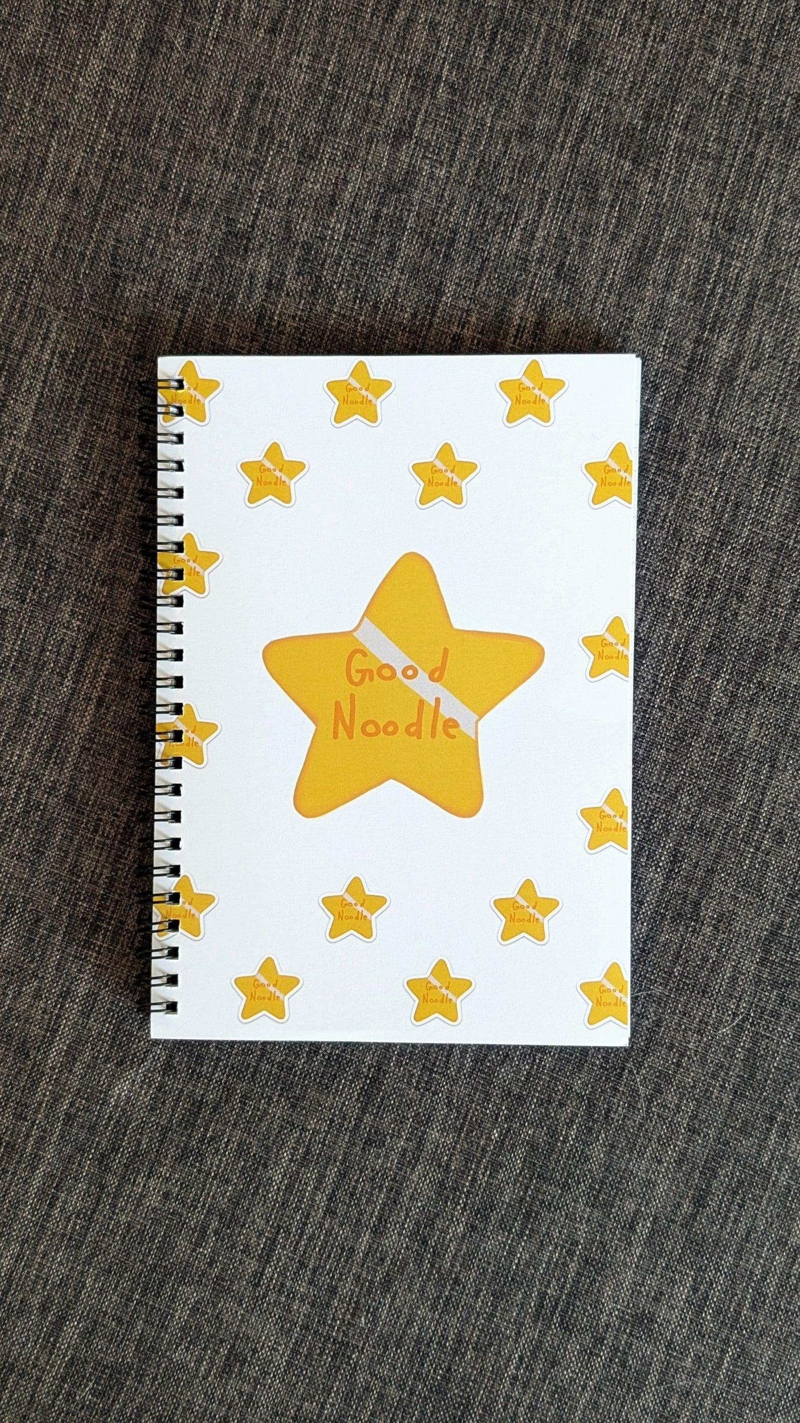 good noodle spiral notebook - ruled line - JellyfishParty